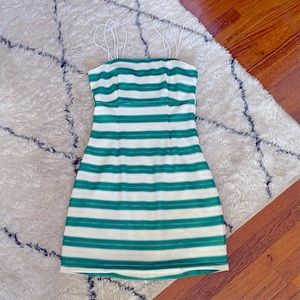 MUMU Striped Mini Dress